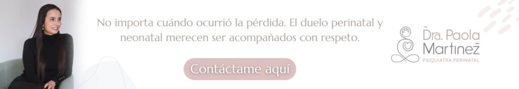 Psiquiatra perinatal Paola Martínez habla de duelo perinatal y neonatal