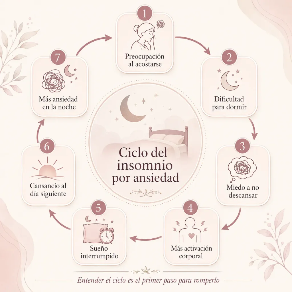 Ciclo de insomnio por ansiedad - Dra Paola Mártinez